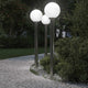 Vidaxx borne lumineuse 3 pièces 120 cm acier inoxydable IP44