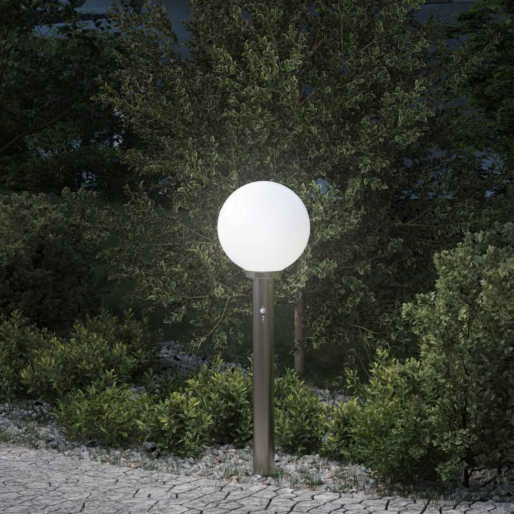 Vidaxx borne d'éclairage avec capteur 80 cm inox IP44