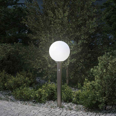 Vidaxx borne d'éclairage avec capteur 80 cm inox IP44