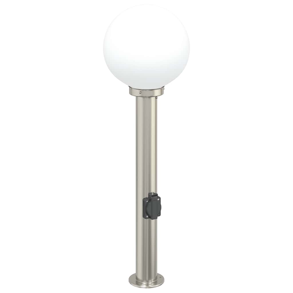 Vidaxl borne d'éclairage avec douille 80 cm inox IP44