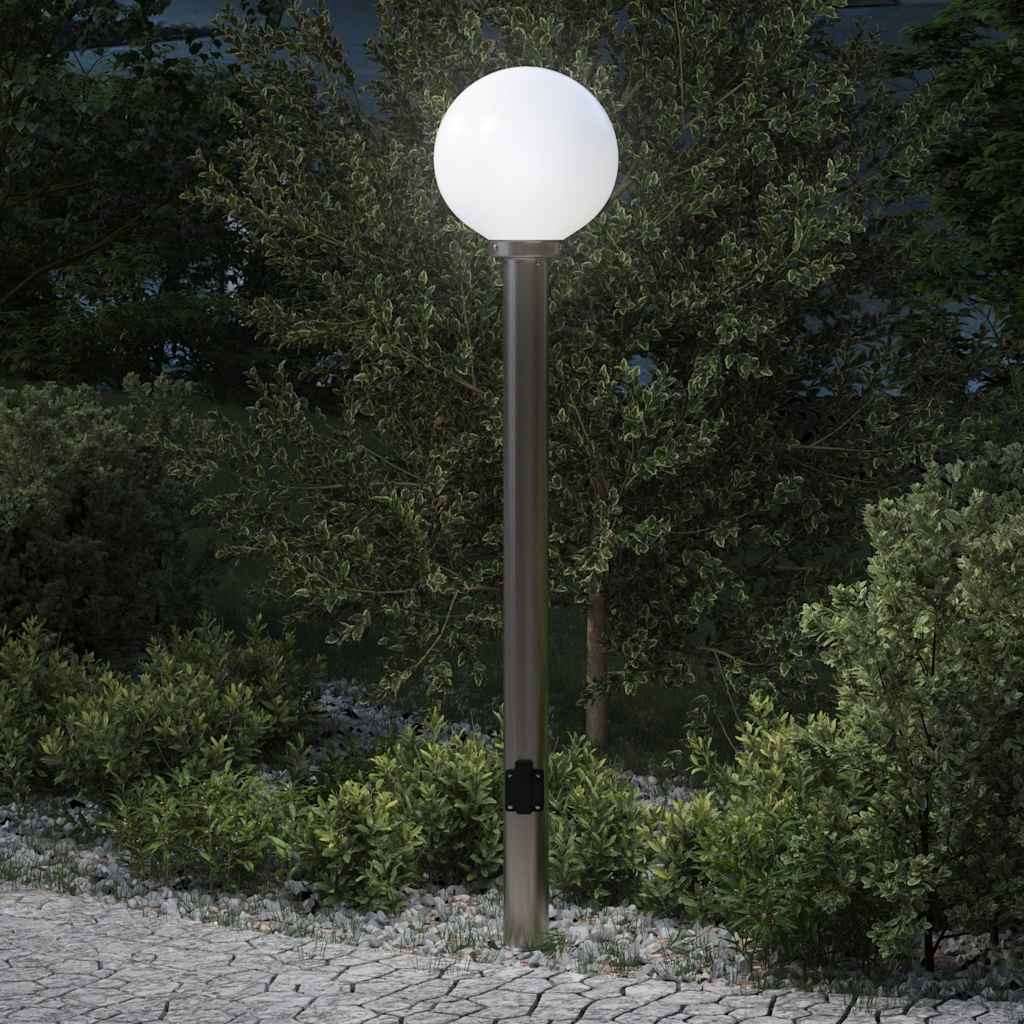 Vidaxx borne d'éclairage avec douille 120 cm inox IP44