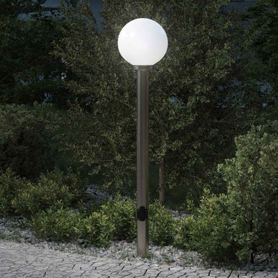 Vidaxx borne d'éclairage avec douille 120 cm inox IP44