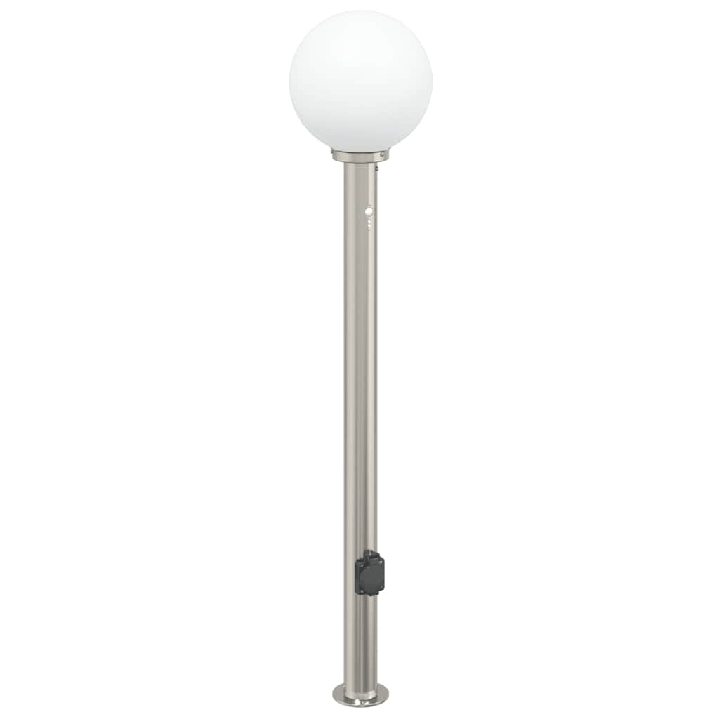 Borne d'éclairage Vidaxx avec capteur et douille 120 cm inox IP44