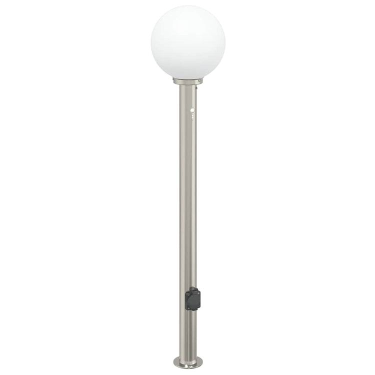 Borne d'éclairage Vidaxx avec capteur et douille 120 cm inox IP44