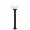 Vidaxx borne d'éclairage avec capteur 80 cm noir IP44