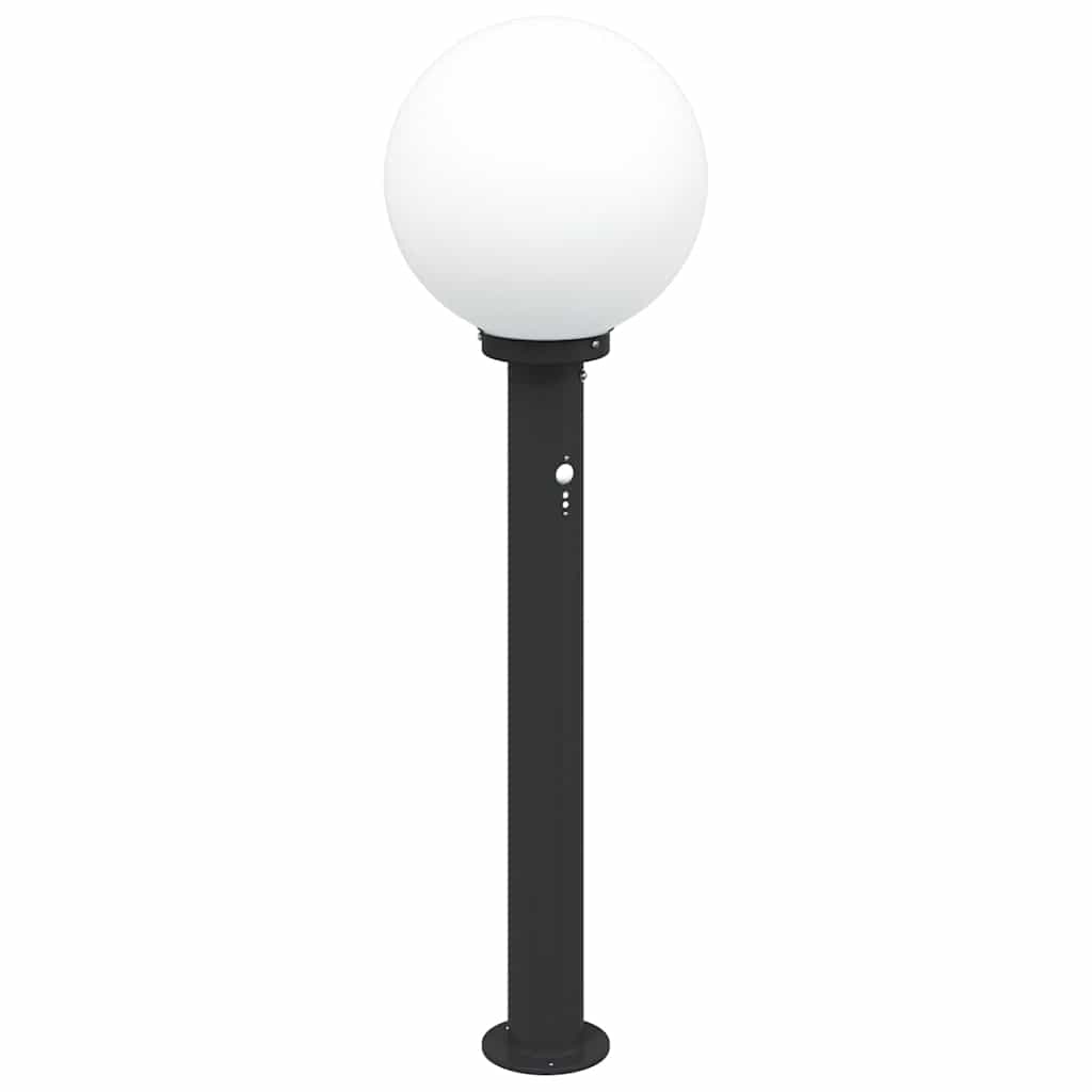 Vidaxx borne d'éclairage avec capteur 80 cm noir IP44