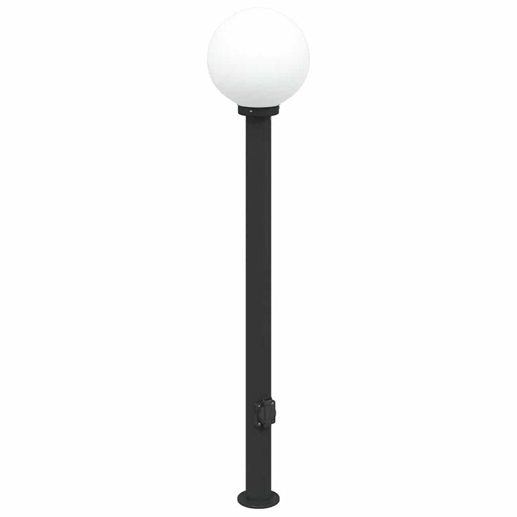 Vidaxx borne d'éclairage avec douille 120 cm noir IP44