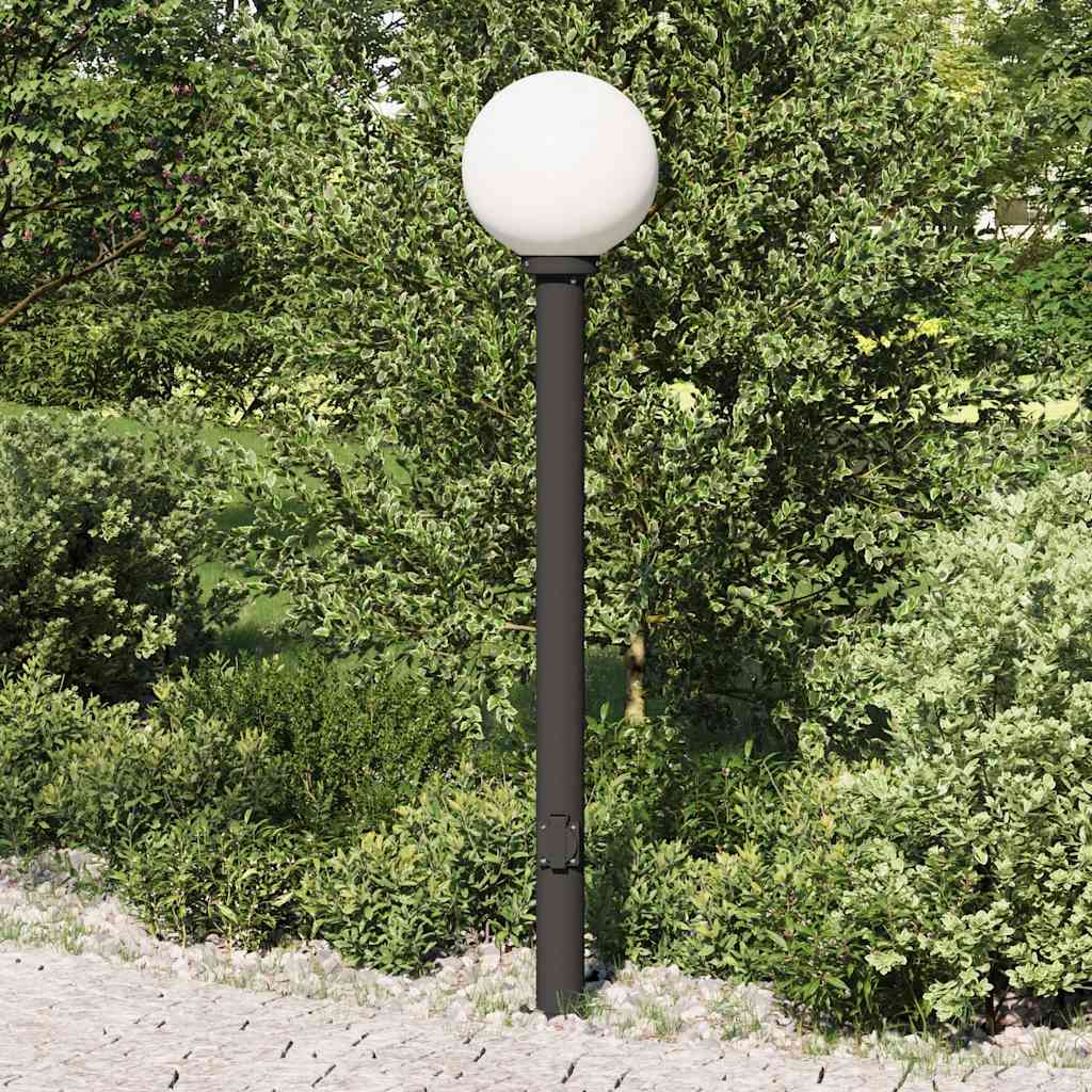 Vidaxx borne d'éclairage avec douille 120 cm noir IP44