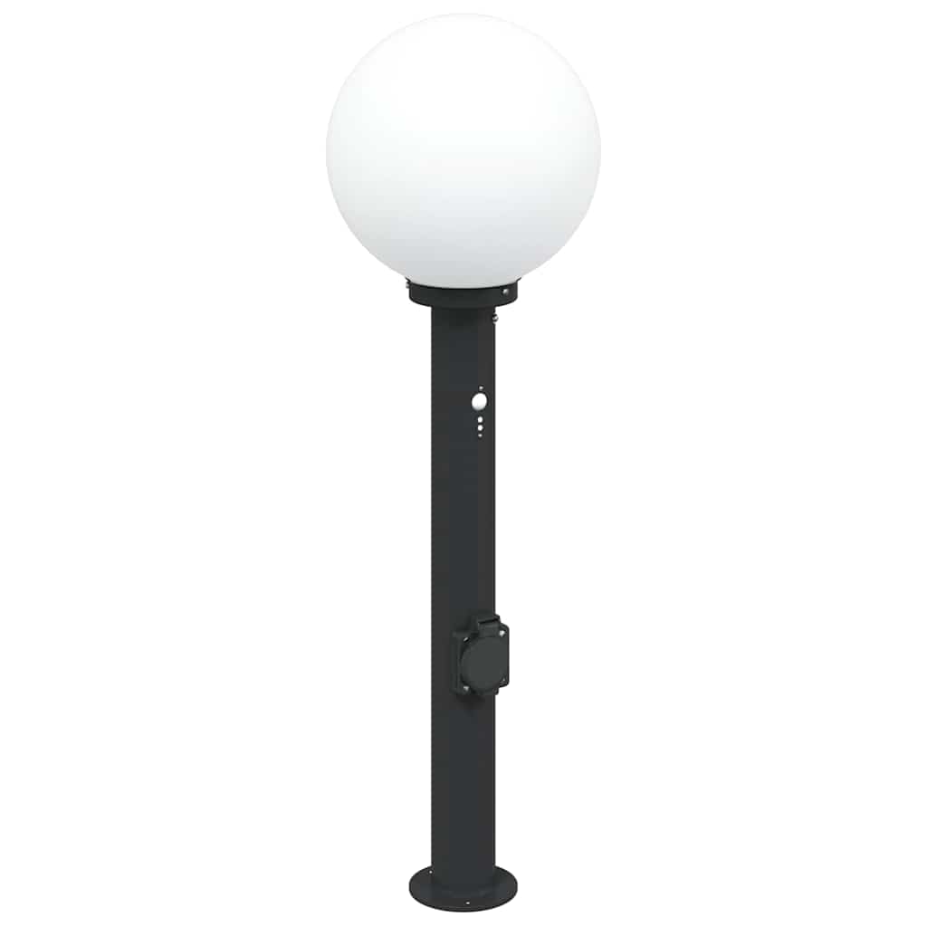 Vidaxx borne d'éclairage avec capteur et douille 80 cm noir IP44