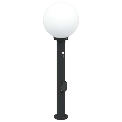 Vidaxx borne d'éclairage avec capteur et douille 80 cm noir IP44