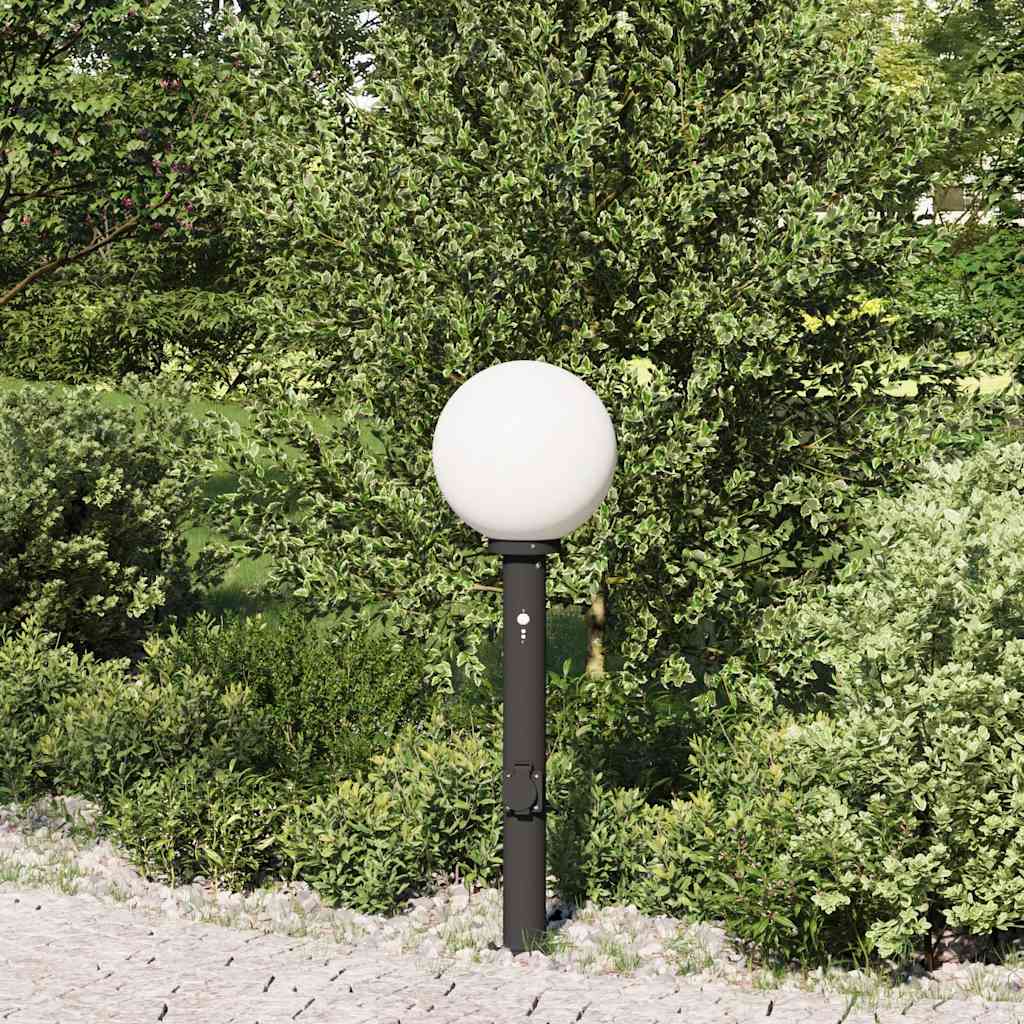 Vidaxx borne d'éclairage avec capteur et douille 80 cm noir IP44