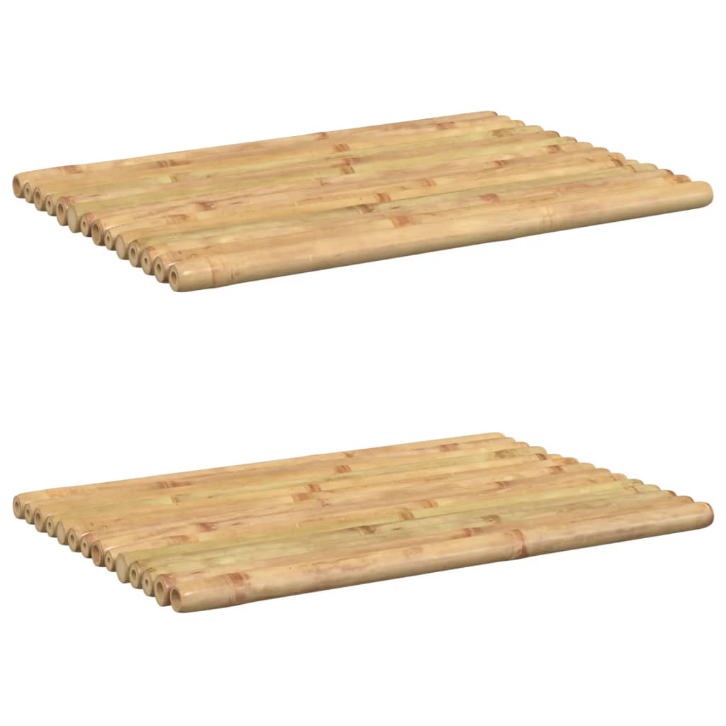 Vidaxl Bath Mats 2 ST 50x35 cm de bambou