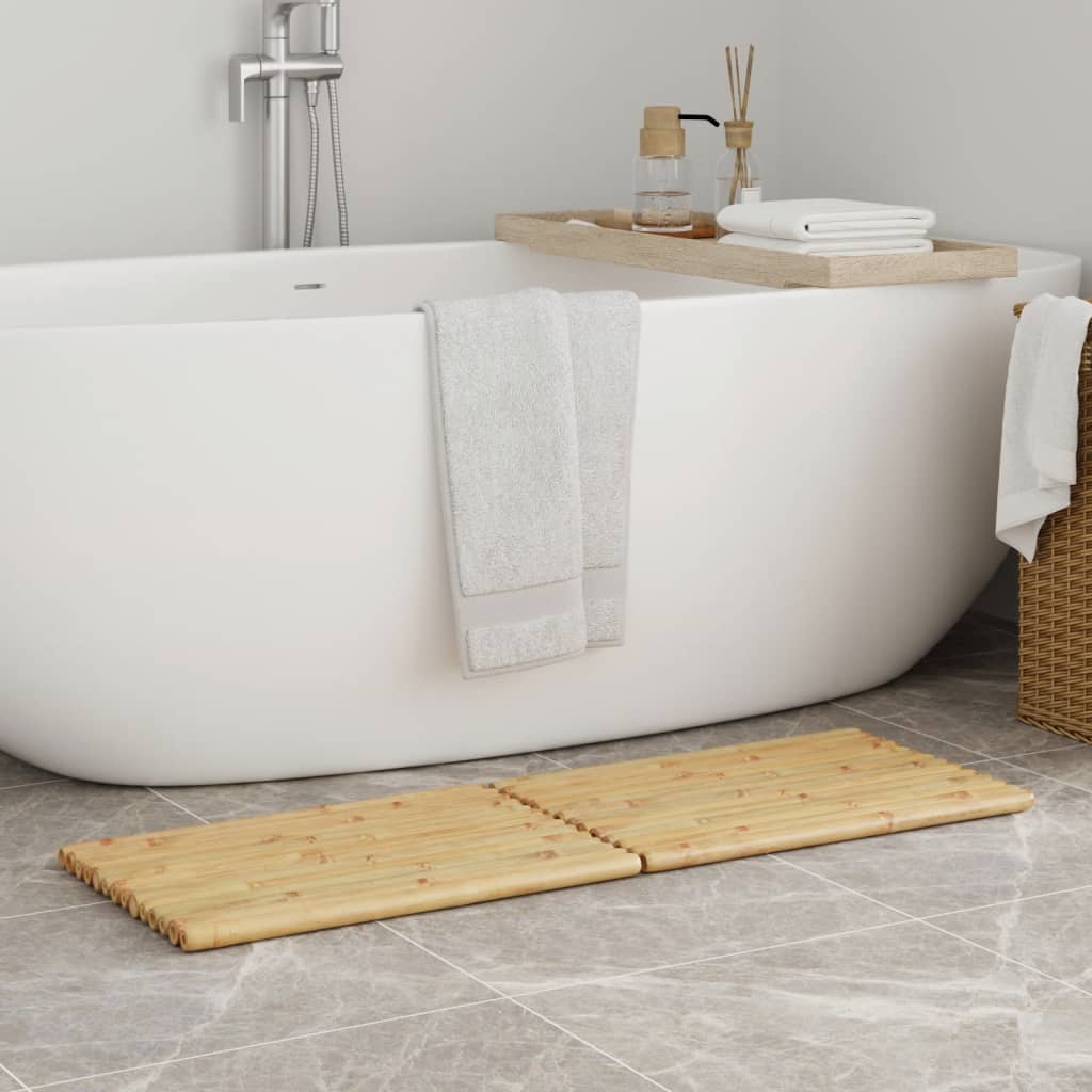 Vidaxl Bath Mats 2 ST 50x35 cm de bambou