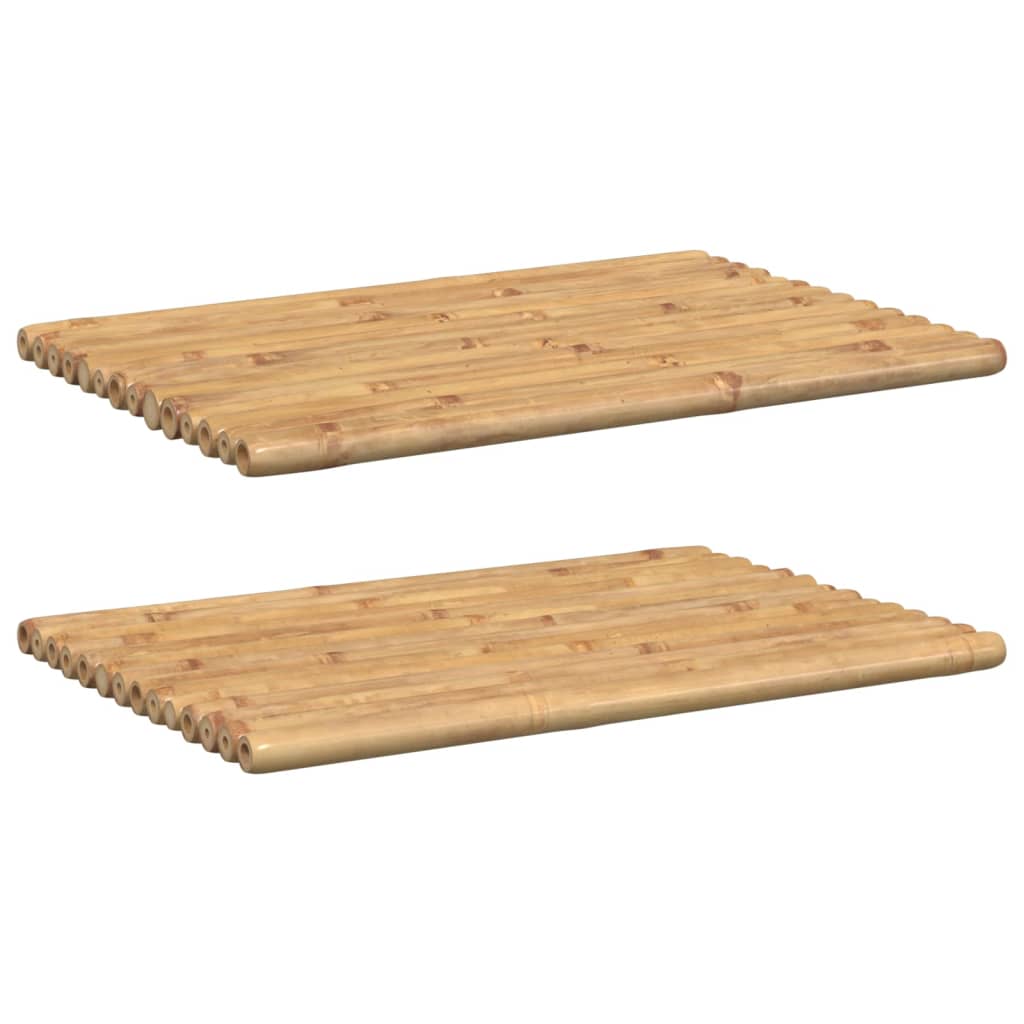 Vidaxl Bath Mats 2 ST 70x50 cm BAMBOO