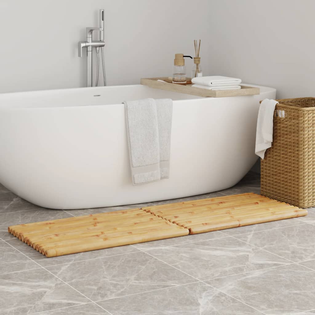 Vidaxl Bath Mats 2 ST 70x50 cm BAMBOO