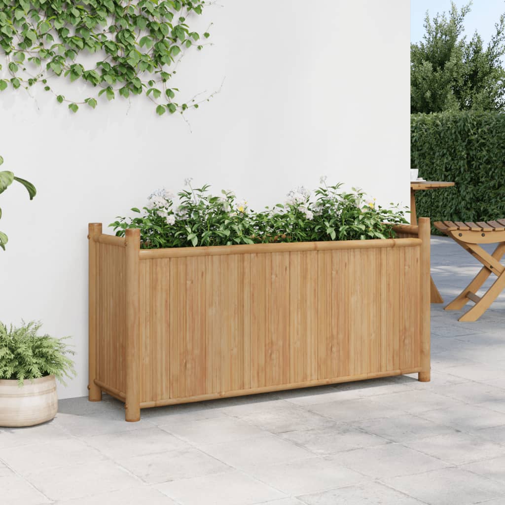 Boîte de planification Vidaxl 100x30x50 cm de bambou