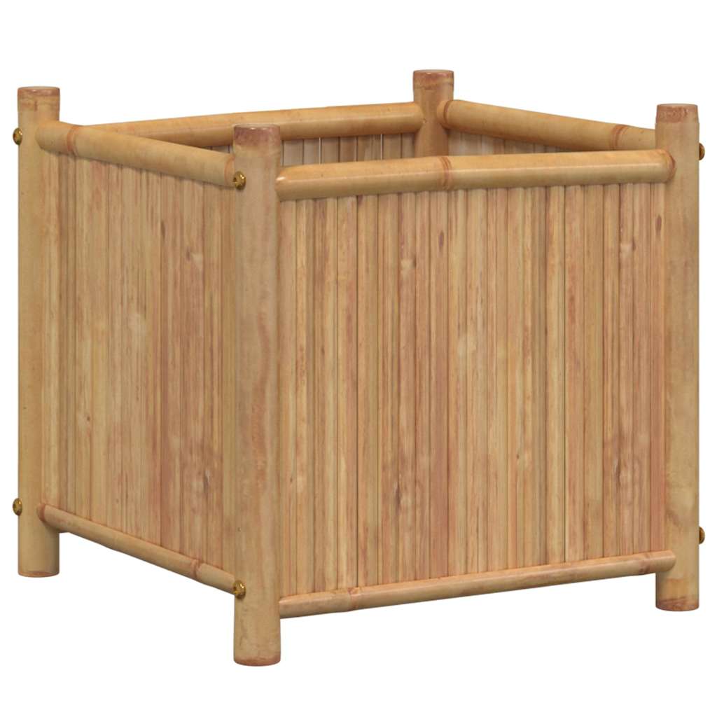 Boîte de planification vidaxl 40x40x40 cm bambou