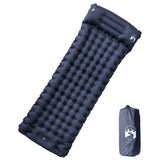 Vidaxl Camping Mattress avec oreiller auto-gris gris - afbeelding 1