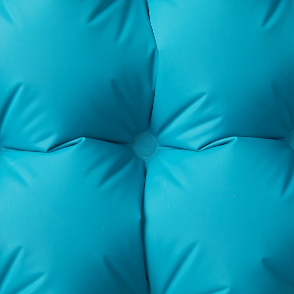 Vidaxl Camping Matelas avec oreiller auto-bloquant un seul bleu