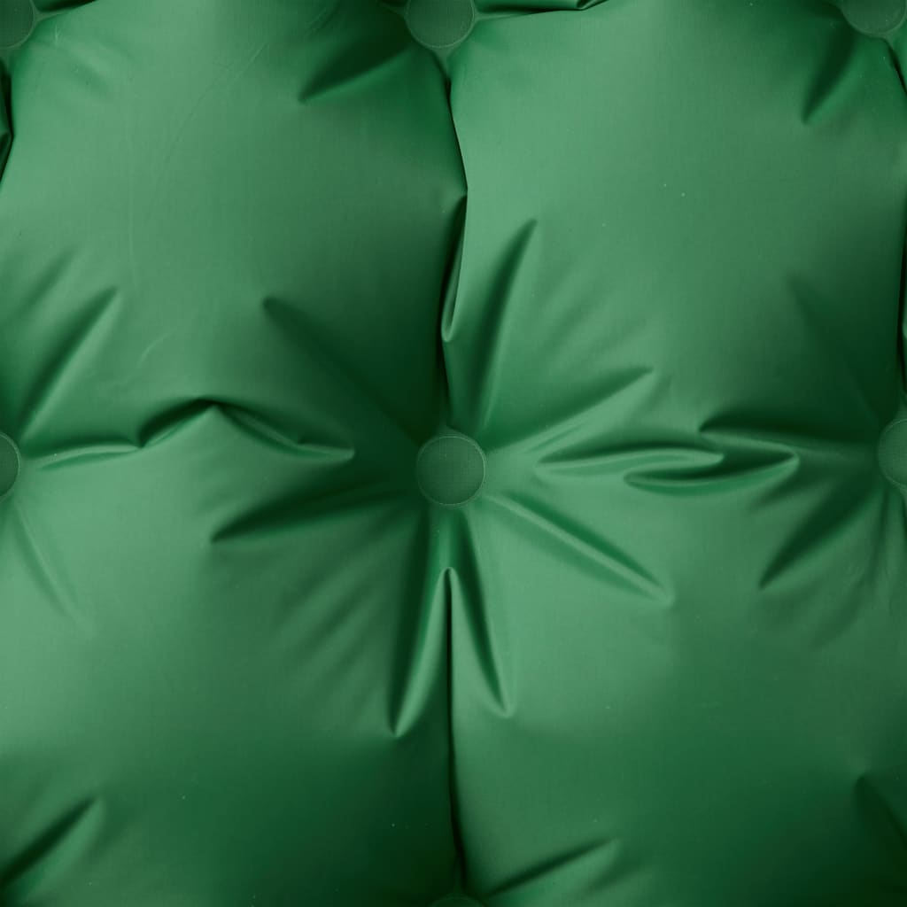 Vidaxl Camping Mattress avec oreiller à venir à 1 Person Greenery