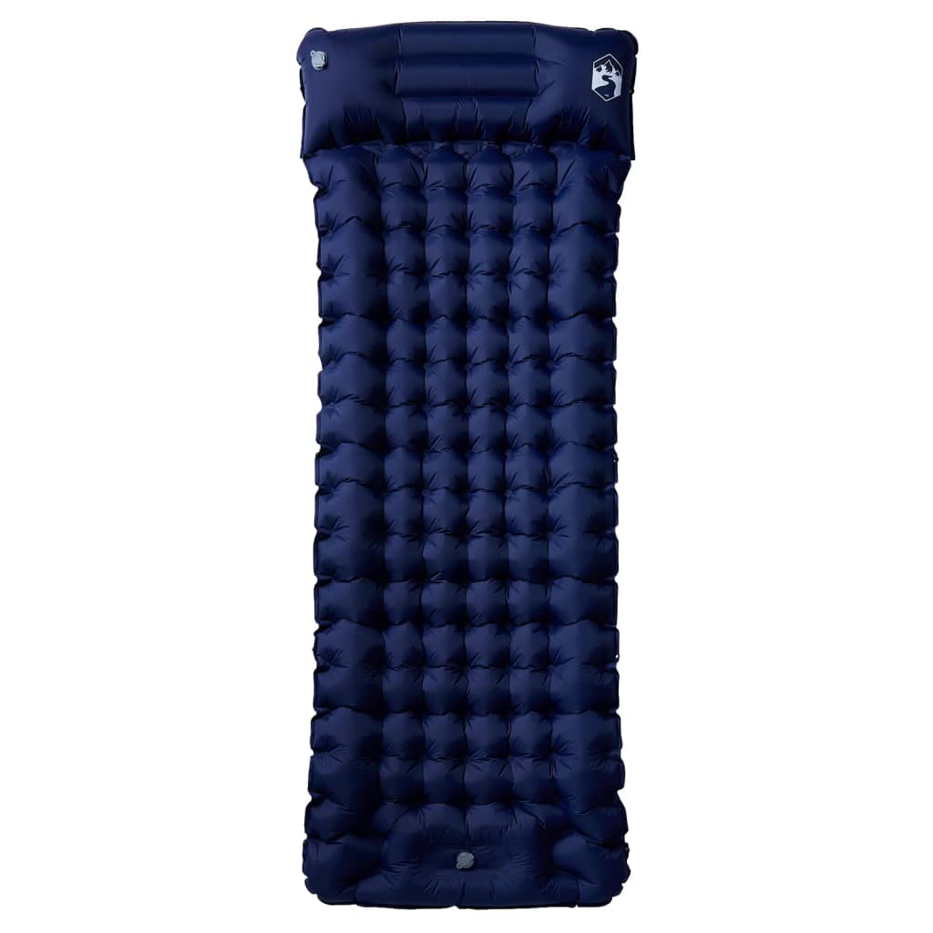 Vidaxl Camping Mattress avec oreiller le prochain bleu marine auto-out-automobile