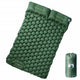 VidaXL matelas de camping avec oreillers autogonflant 2 personnes vert