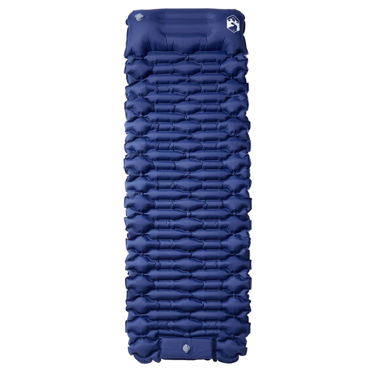 Vidaxl Camping Mattress avec oreiller le prochain bleu marine auto-out-automobile