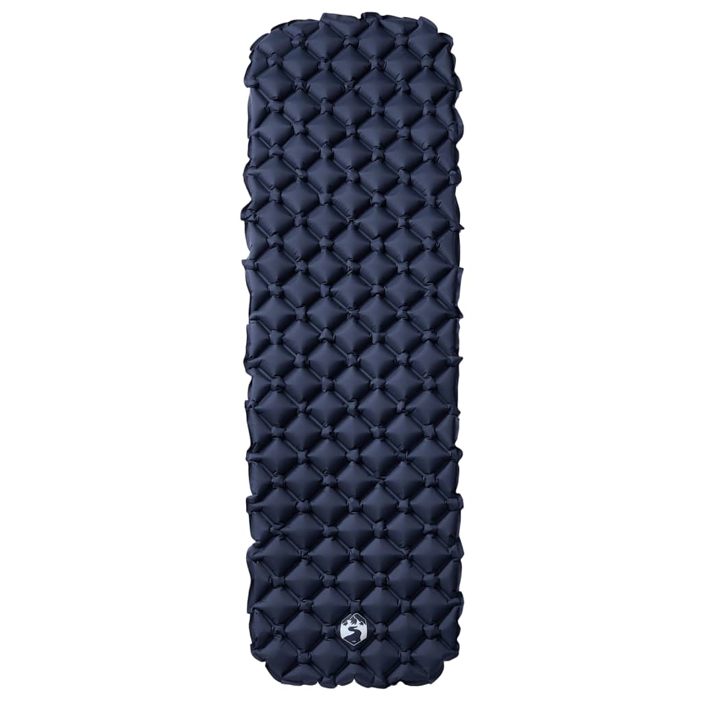 Vidaxl Camping Matelas gonflable 190x58x6 cm 1 Person Gray