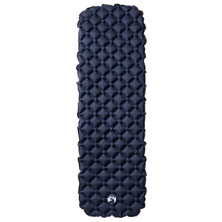 Vidaxl Camping Matelas gonflable 190x58x6 cm 1 Person Gray