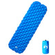 Vidaxl Camping Matelas gonflable 190x58x6 cm 1 personne bleu