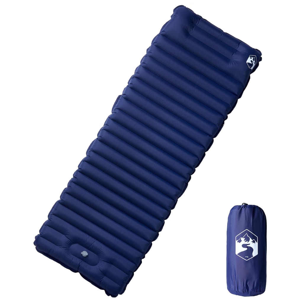 Vidaxl Camping Mattress avec oreiller le prochain bleu marine auto-out-automobile