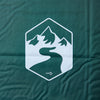 Vidaxl Camping Mattress avec oreiller à venir à 1 Person Greenery