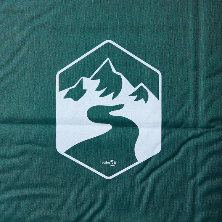 Vidaxl Camping Mattress avec oreiller à venir à 1 Person Greenery