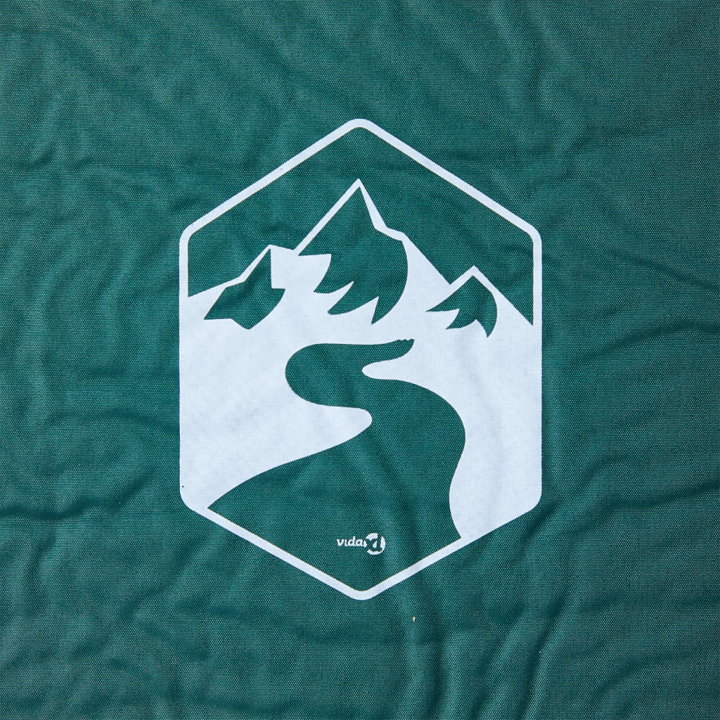 Vidaxl Camping Mattress avec oreiller à venir à 1 Person Greenery