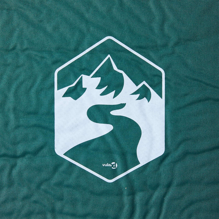 Vidaxl Camping Mattress avec oreiller à venir à 1 Person Greenery