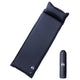 Vidaxl Camping Mattress avec oreiller auto-gris gris