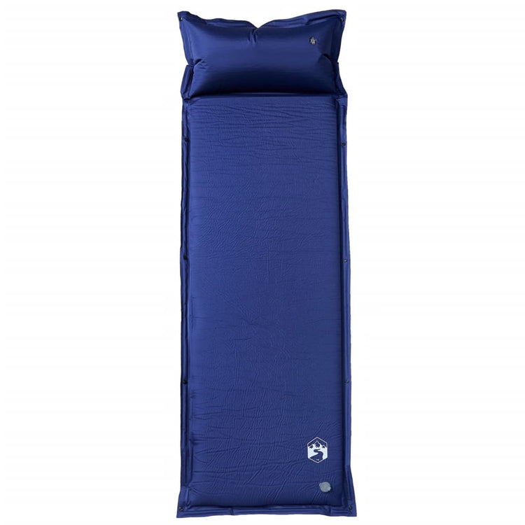 Vidaxl Camping Mattress avec oreiller le prochain bleu marine auto-out-automobile