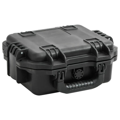 Vidaxl FlightCase portable 30x24.5x12.5 cm pp noir