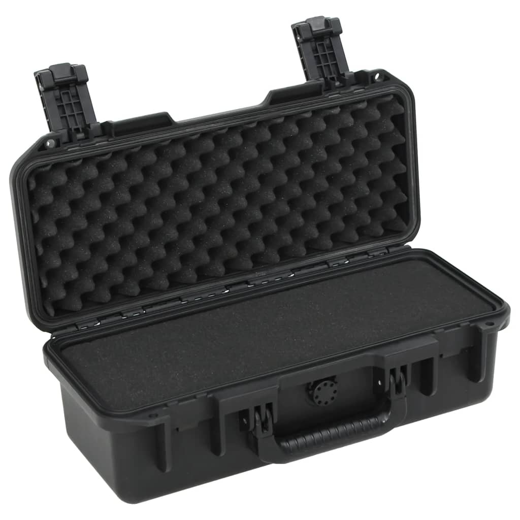 Vidaxl FlightCase Portable 46.5x21.5x17.5 cm pp noir