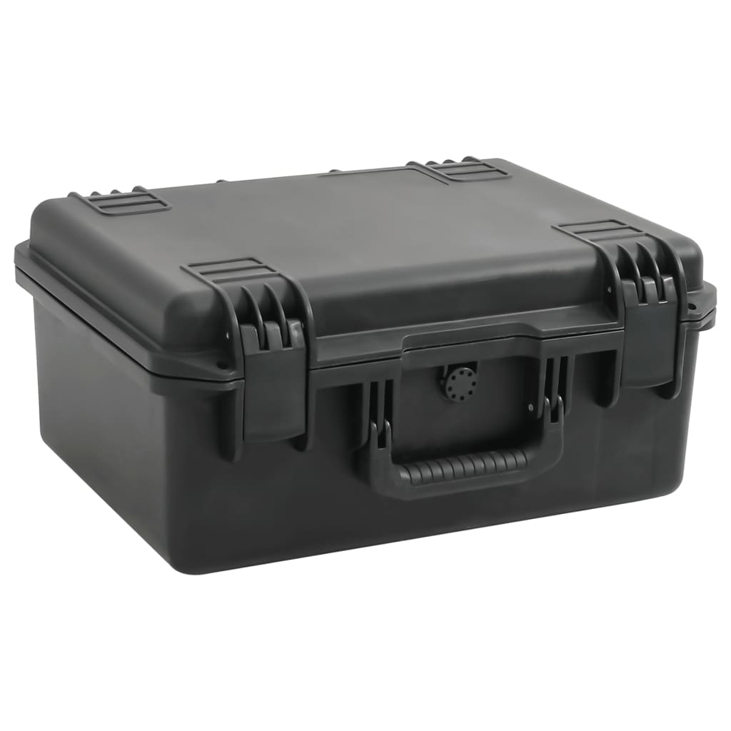 Vidaxl FlightCase portable 49x38x23 cm pp noir
