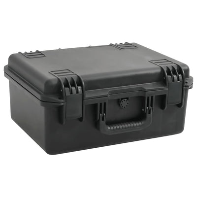Vidaxl FlightCase portable 49x38x23 cm pp noir
