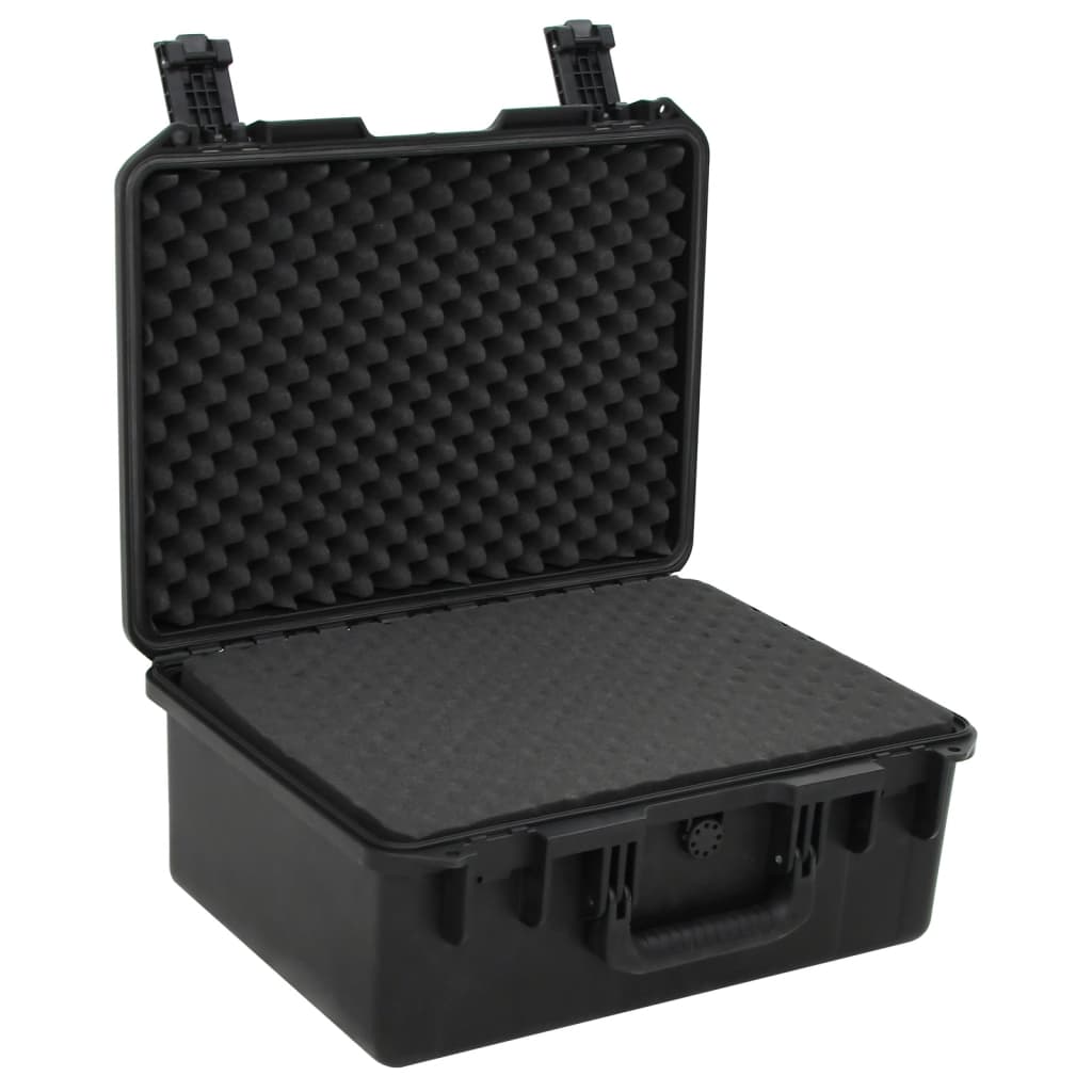 Vidaxl FlightCase portable 49x38x23 cm pp noir
