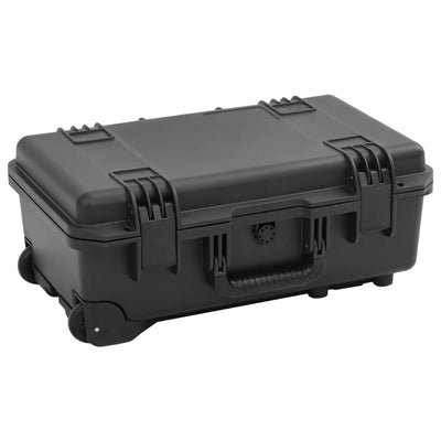 Vidaxl FlightCase portable 55x35x22.5 cm pp noir
