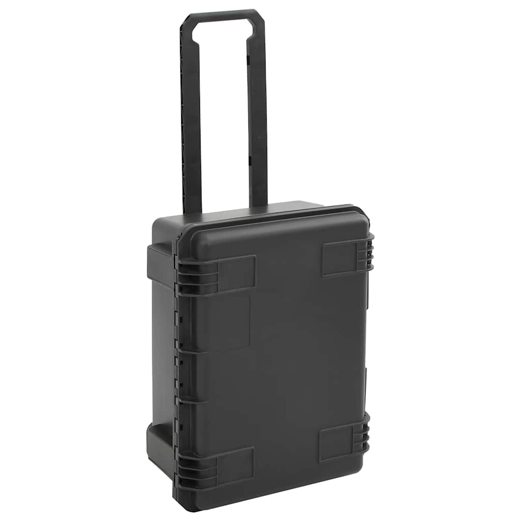 Vidaxl FlightCase portable 54x41.5x29 cm pp noir