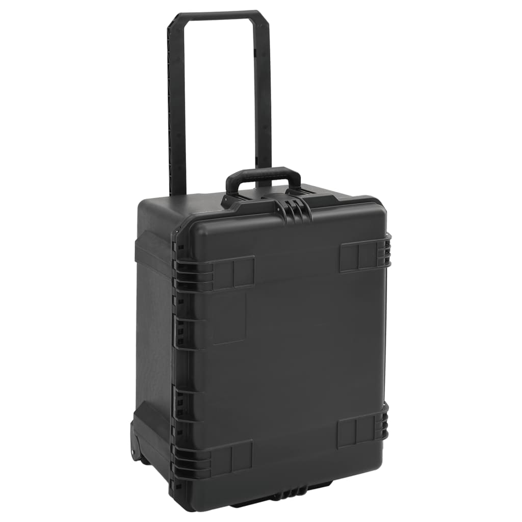 Vidaxl FlightCase portable 62.5x49.5x37 cm pp noir