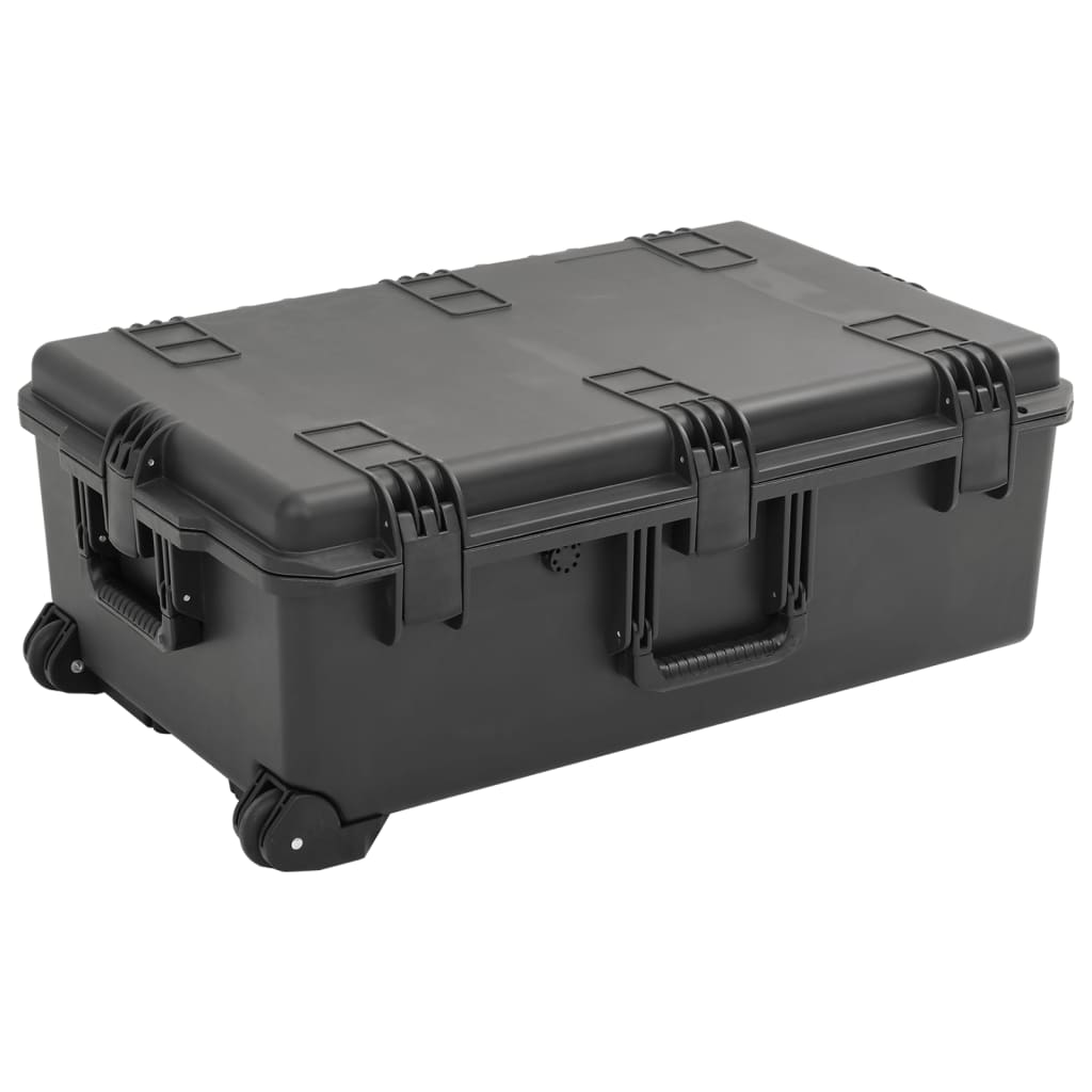 Vidaxl FlightCase Portable 79.5x51.5x30.5 cm pp noir