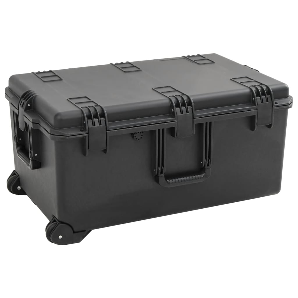 Vidaxl FlightCase portable 79.5x52x39 cm pp noir