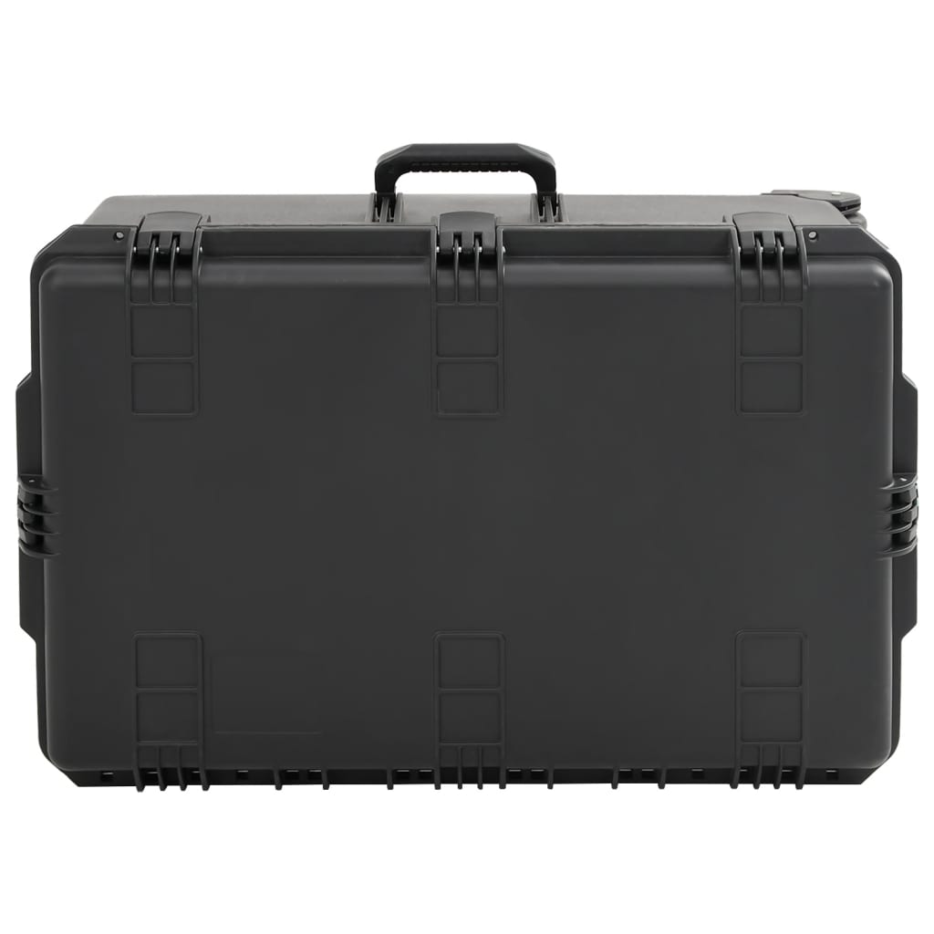 Vidaxl FlightCase portable 79.5x52x39 cm pp noir