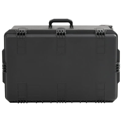 Vidaxl FlightCase portable 79.5x52x39 cm pp noir