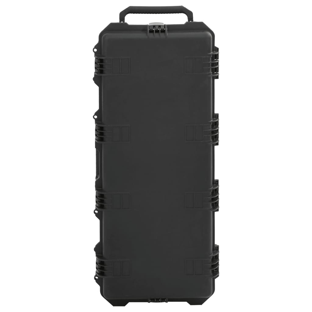 Vidaxl FlightCase Portable 100.5x42x17 cm pp noir